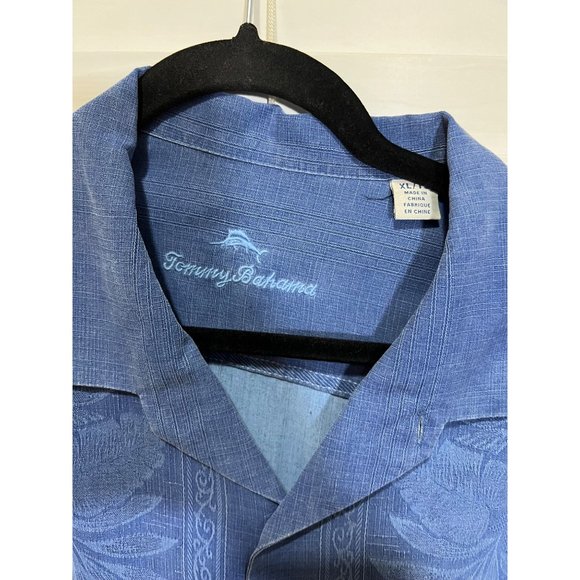 Tommy Bahama 100% Silk Short Sleeve Button Up Shirt - Size XL - Picture 2 of 4
